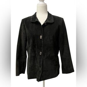 Anne Klein Genuine Suede Jacket